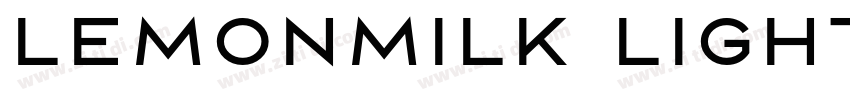 LEMONMILK Light字体转换